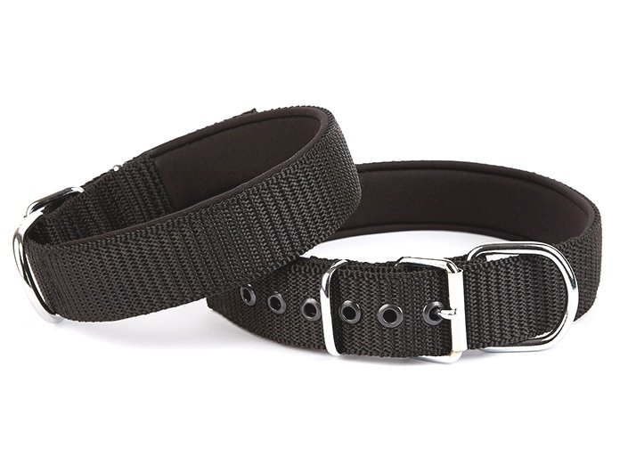 Konfor Seri Dokuma Köpek Boyun Tasması 4×57-65cm Siyah