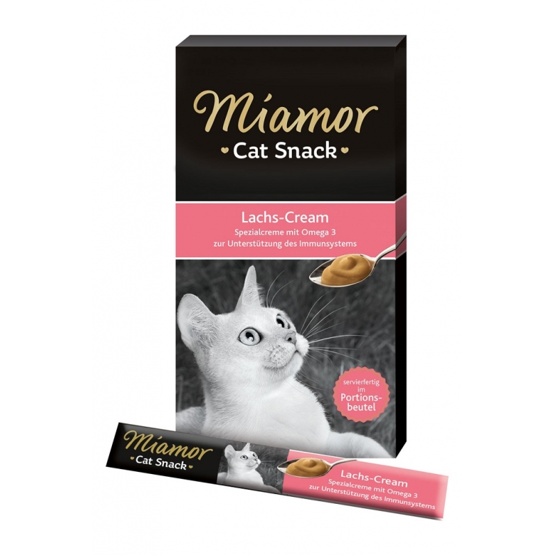 Mıamor Cream Somonlu Kedi Ödülü 6×15 Gr