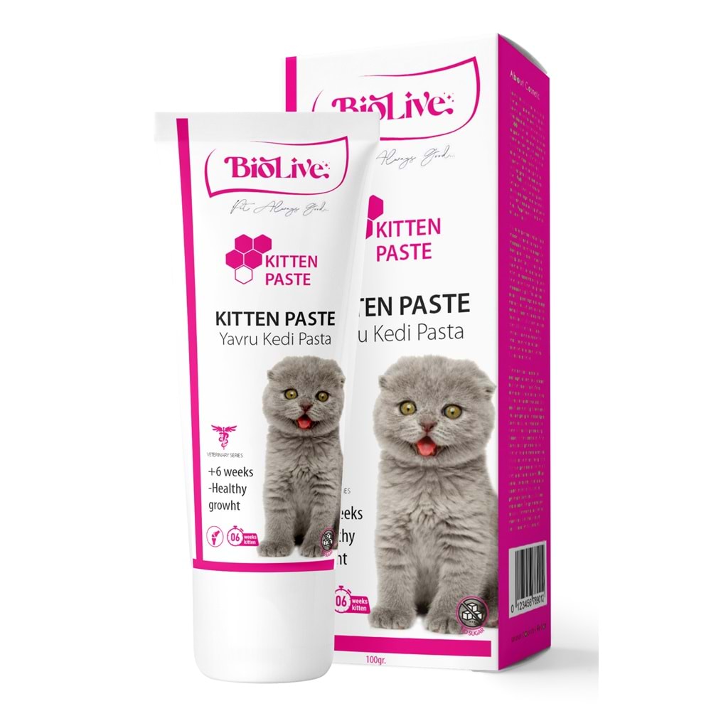 Kitten Yavru Kediler İçin Malt Vitamin Paste 100gr