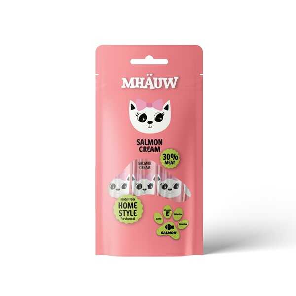 Mhauw Somonlu Kedi Ödül Maması 4×15 Gr