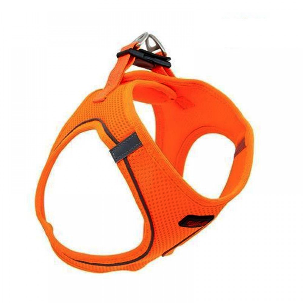 Tailpetz Air Mesh Köpek Göğüs Tasması 2XSmall 28×32 cm Neo Orange