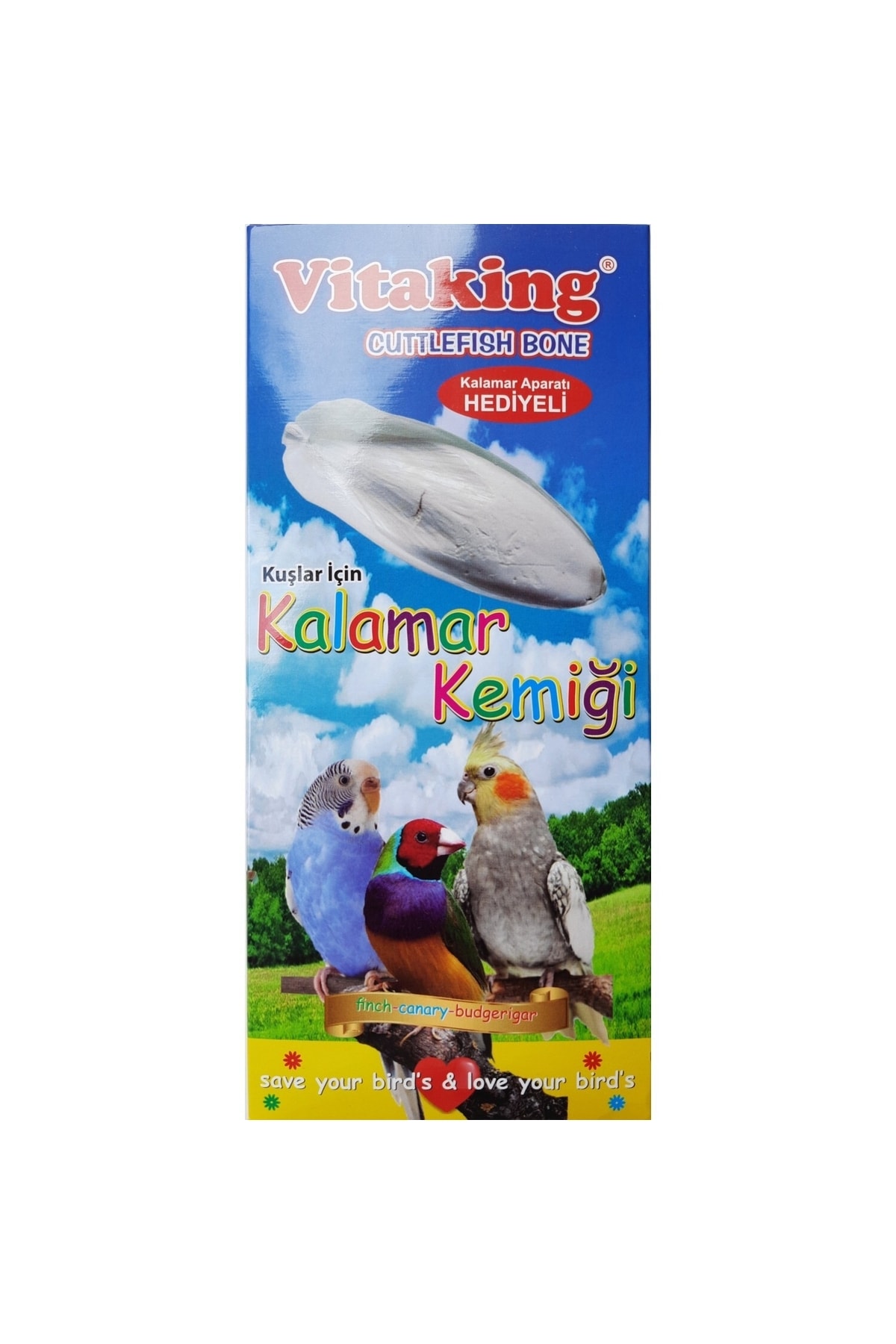Vitaking Kalamar Kemiği + Kafes Aparatı