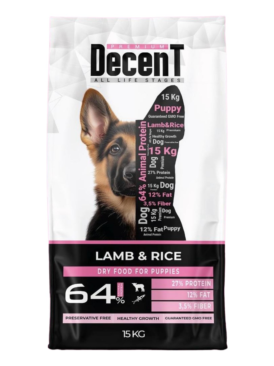 Kuzu Etli Yavru Köpek Maması 15 kg