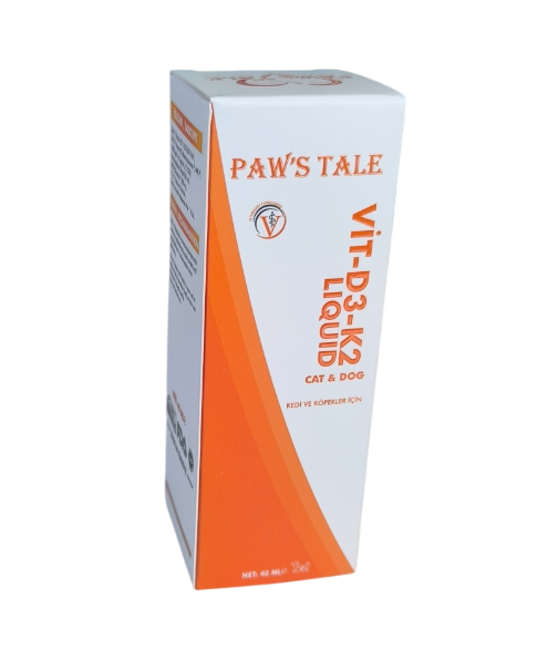 Paws Tale Vitamin D3 – K2 Vitamini Liquid 40 ML