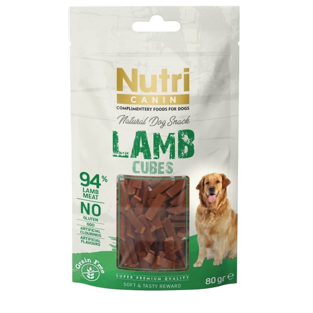 Tahılsız Kuzulu Küp Köpek Ödül Maması 80gr