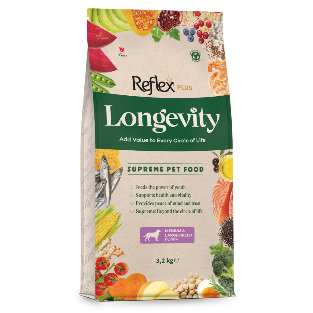 Longevity Hipoalerjenik Orta ve Büyük Irk Yavru Köpek Maması 3,2kg